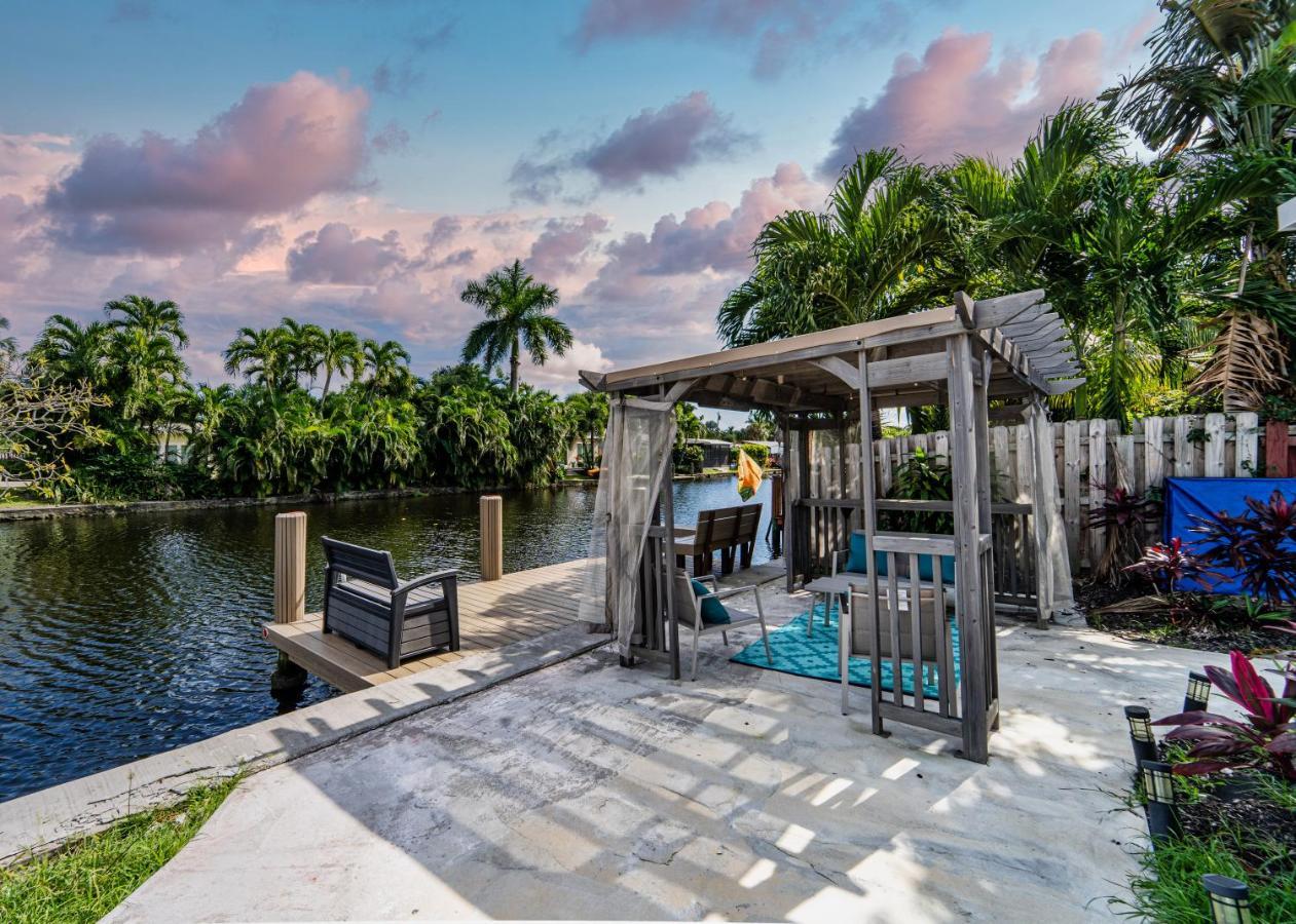 Central Waterfront Villa Salt Wtr Pool Near Beach Fort Lauderdale Dış mekan fotoğraf