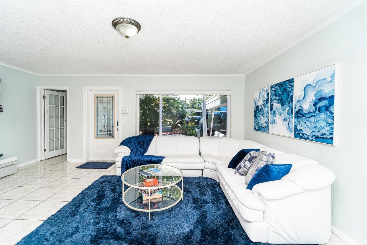 Central Waterfront Villa Salt Wtr Pool Near Beach Fort Lauderdale Dış mekan fotoğraf