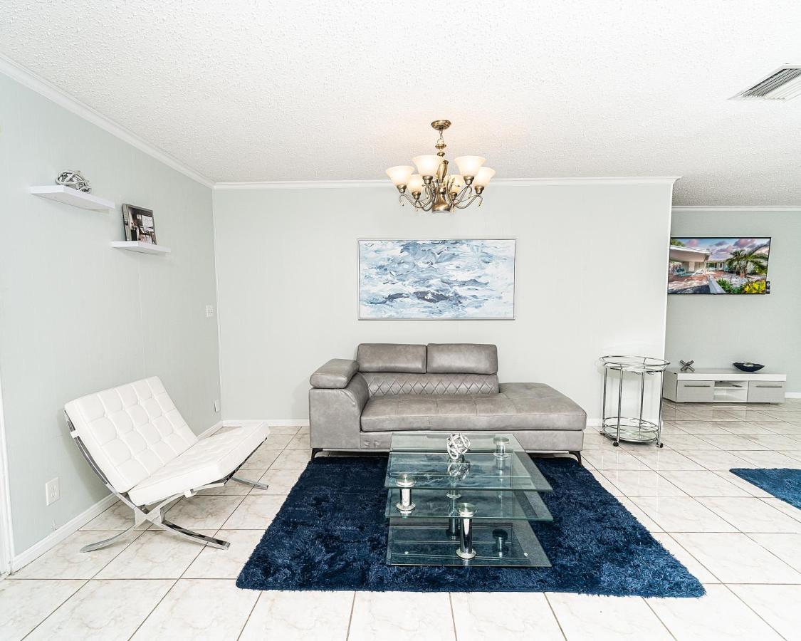 Central Waterfront Villa Salt Wtr Pool Near Beach Fort Lauderdale Dış mekan fotoğraf