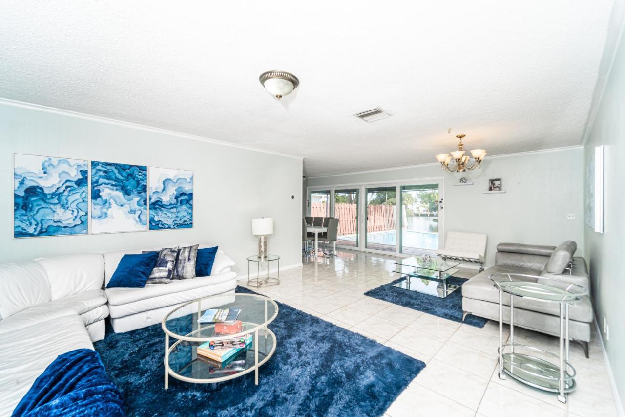 Central Waterfront Villa Salt Wtr Pool Near Beach Fort Lauderdale Dış mekan fotoğraf
