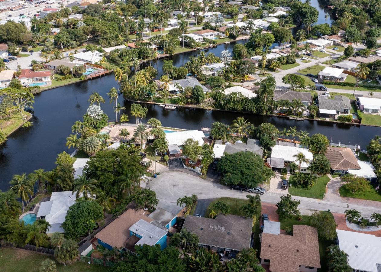 Central Waterfront Villa Salt Wtr Pool Near Beach Fort Lauderdale Dış mekan fotoğraf